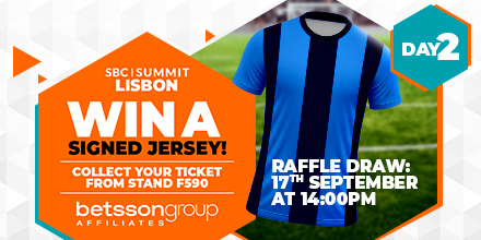 ⚡️ Win a Signed Inter Milan Jersey at SBC Lisbon! ⚡️

Swing by Stand F590 at SBC Summit Lisbon for your chance to win an official Inter Milan jersey signed by a mystery former Inter legend! 👕✨

The identity will be revealed on-site, don’t miss this exciting moment! 🍀