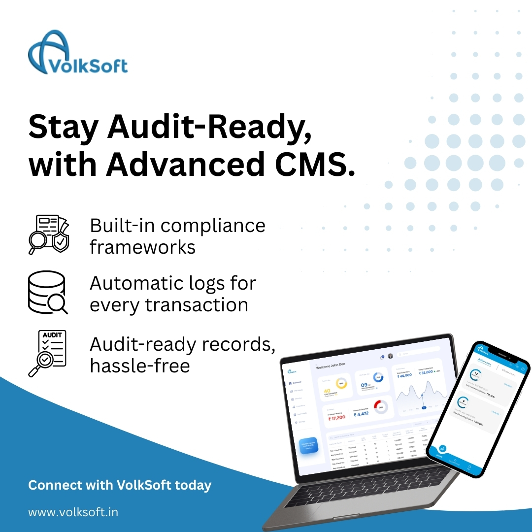 _VolkSoft's tweet image. Experience how Advanced CMS simplifies compliance without compromising efficiency.

Visit us @ volksoft.in

#AdvancedCMS #CollectionsManagement #RegulatoryCompliance #Microfinance #NBFC #VolkSoft