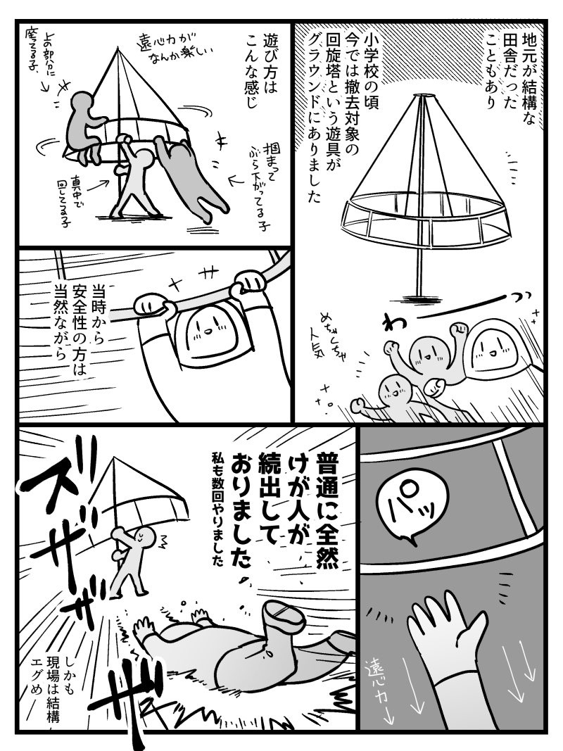 回旋塔の思い出
なおどっちも撤去されました 