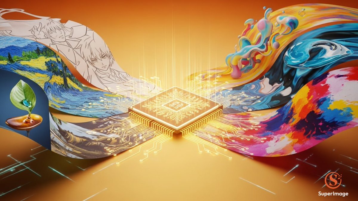SuperImageAI's tweet image. Most Web2 AI art tools lock you into one model + high fees.
SuperImage changes that: multi-model text-to-image, miner-powered GPUs, and creator-friendly pricing 🎨⚡️
👉 Read the blog: superimage.ai/blog/multi-mod…
#AIImageGenerator #TextToImage #AIArt #GPU #SuperImage