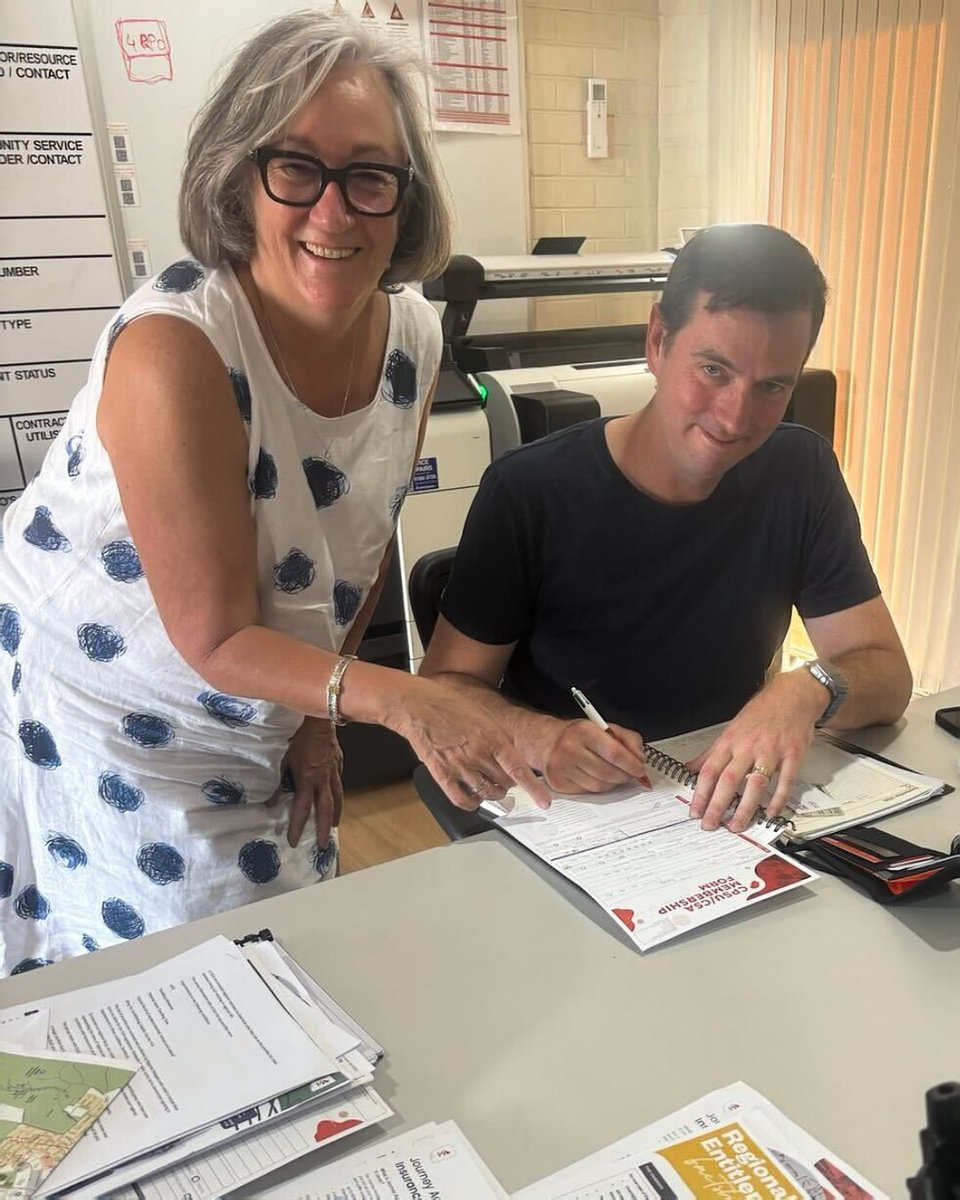This week, Organisers Michelle O'Driscoll &amp; Wendy Parer met with members new &amp; old in Kununurra. We extend a warm welcome and congratulations to the many new members who joined the union following the regional trip &amp; to our 2 newly nominated Regional Delegates, Anne &amp; Enid. 🎉 ❤️