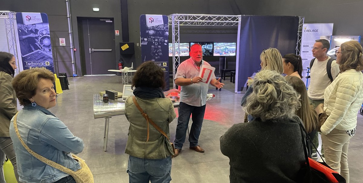 Tarmaq_Merignac's tweet photo. Notre 1ere journée pour consolider la culture #aéro des experts @FranceTravail et mieux accompagner les demandeurs d’emploi et comprendre les besoins opérationnels des industriels.
Avec @capmetiers @AerospaceValley @Dassault_OnAir @NvelleAquitaine @BxMetro @merignac https://t.co/Cq1PYfHCN5