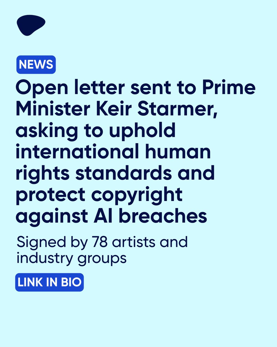PRS for Music has signed an open letter alongside PRS members Mick Jagger, Robbie Williams and Annie Lennox calling on Prime Minister Keir Starmer to protect UK creator's rights from unauthorised use by Al firms.

theguardian.com/technology/202…