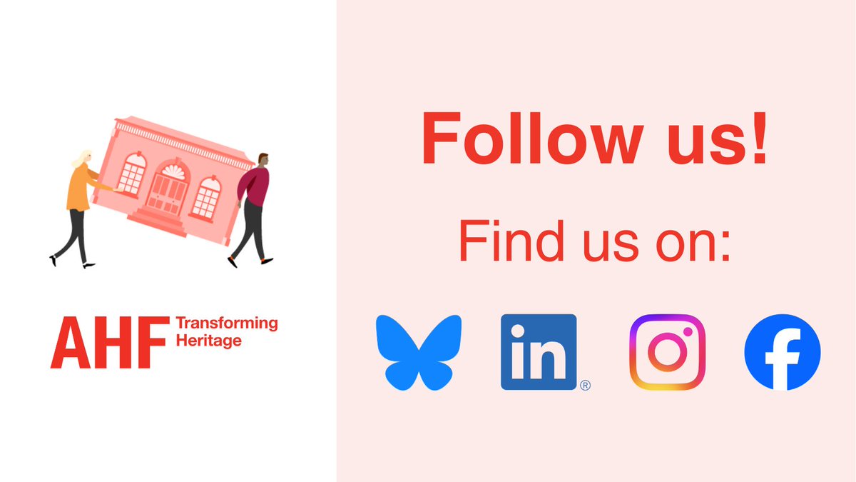 ArchHFund's tweet image. We’re taking a step back from X for the moment. Did you know that there’s plenty of other places to keep up with us? Come &amp;amp; follow us over on:
👉 Bluesky - @archhfund.org.uk
👉 LinkedIn – The Architectural Heritage Fund
👉 Instagram &amp;amp; Facebook - @archhfund

Hope to see you there!