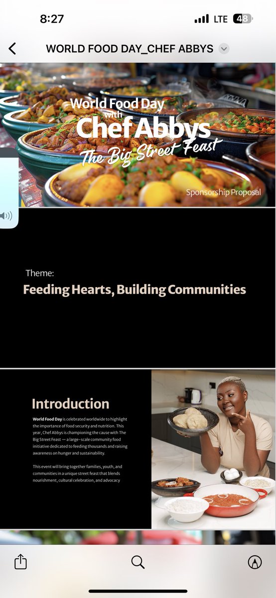 Then fast forward! I spoke to my management about it , we planned tried to come up with an excellent concept that combines all the things I've done within the year, and what better way to do it than on world food day? So we said this time we want to involve everyone. 🙏🏼❤️🤞