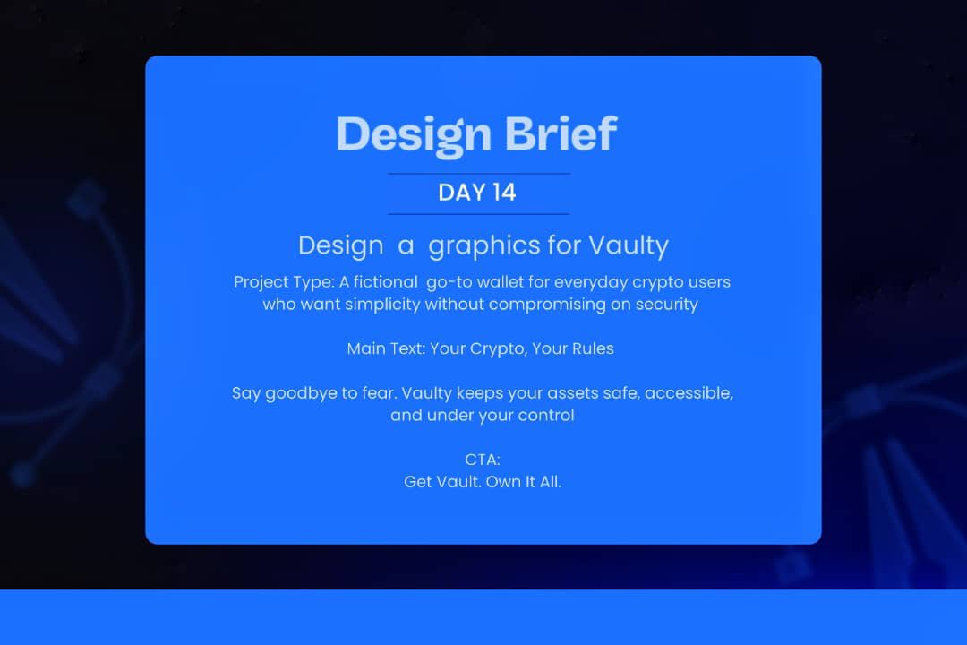 MartinzKreative's tweet image. GM CT

Trust y’all are good?

Still on the #30daysweb3designchallenge 

Day 14 entry