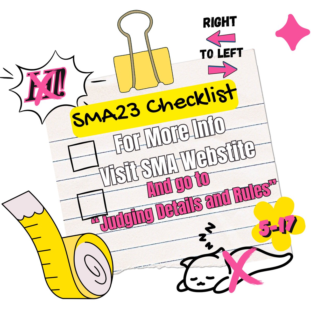 ⏰ Ready to submit your masterpiece? Don’t forget to triple check your #SMA23 entry! We’ve made this handy checklist ✅, so make sure you’ve followed everything! If you still have any worries about your manga, just let us know! We’re here to help. 🫶
#MangaSubmission #Manga