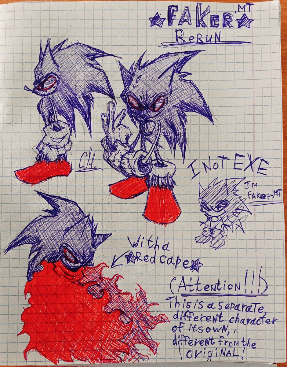 FakerXEXE's tweet photo. Well, this is part 2 of the campaign, as I show my rerun of the converted exe FakerMt.
He has his own world, or rather, he is located outside of another universe, in fact, he has his own story.
#execommunity #sonicexe #theycalledmesonic #FakerMt #rerun #chacter https://t.co/rNwzOnaFVd