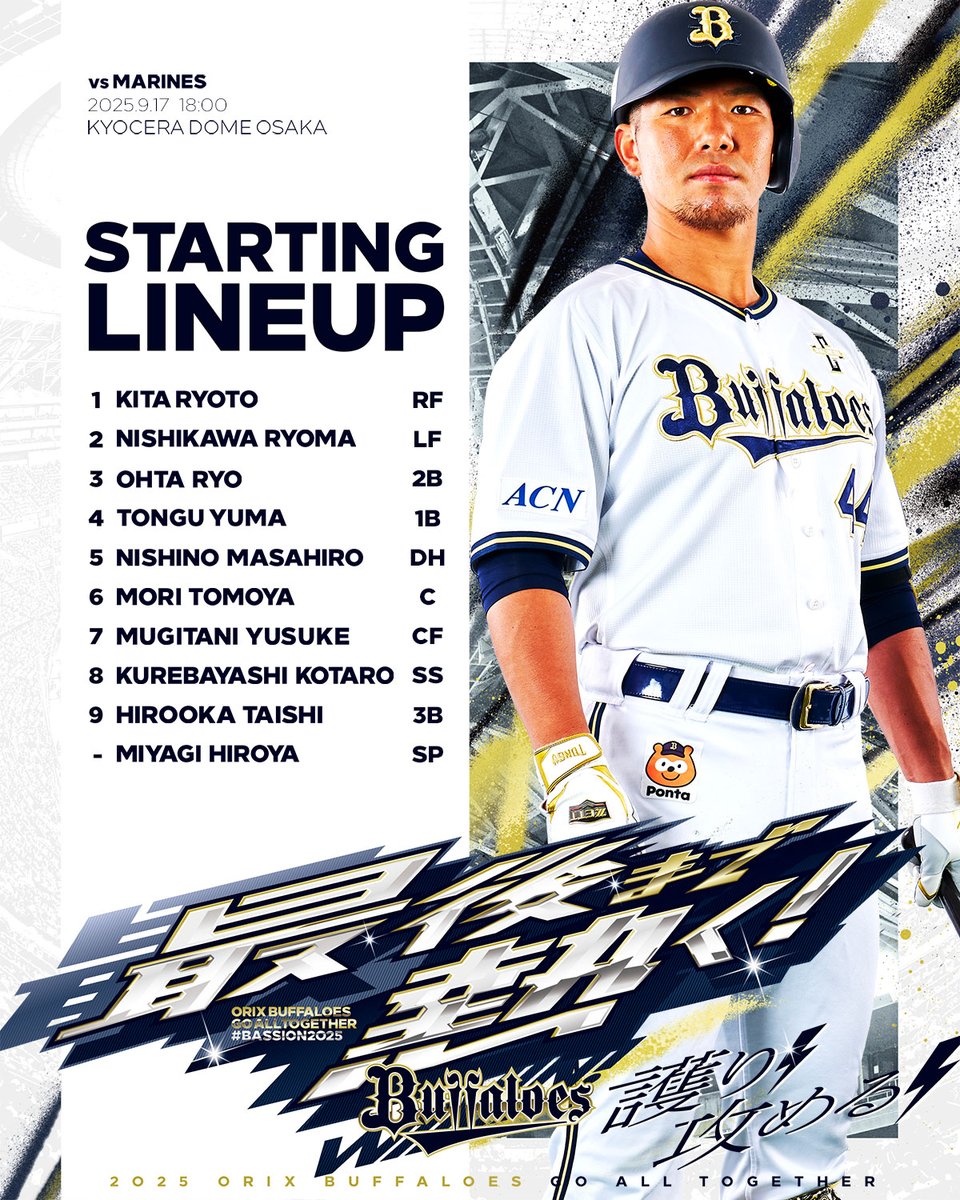 オリックス・バファローズ (@Orix_Buffaloes) / X