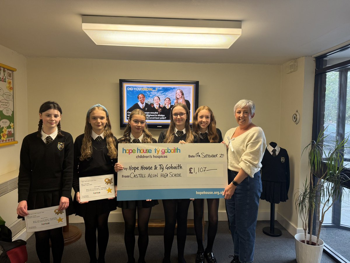 The year 9 pupils <a href="/CastellAlun/">Castell Alun</a> raised a fantastic amount of money at their Dragons Lair summer fair. Some amazing ideas all round! Thank you for supporting <a href="/HHTGhospices/">Hope House & Tŷ Gobaith Children's Hospices</a>