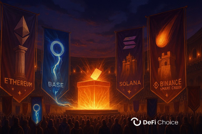 Every age brings its own question whispered across markets and written in ledgers

In the year to come it is not only tokens or prices that will decide the fate of DeFi but the chains that carry its heartbeat

The stage is set four contenders stand tall

💎 Ethereum the venerable