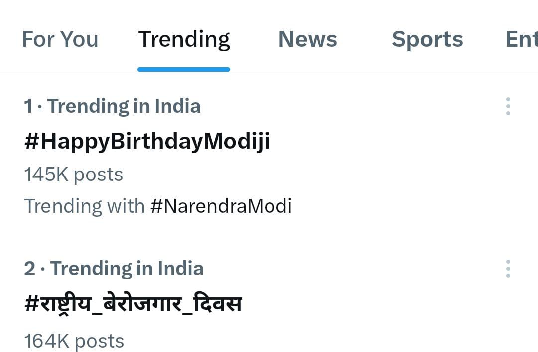 Samarpit0143's tweet image. #NarendraModi #narendramodibirthday #NarendraModi75Birthday