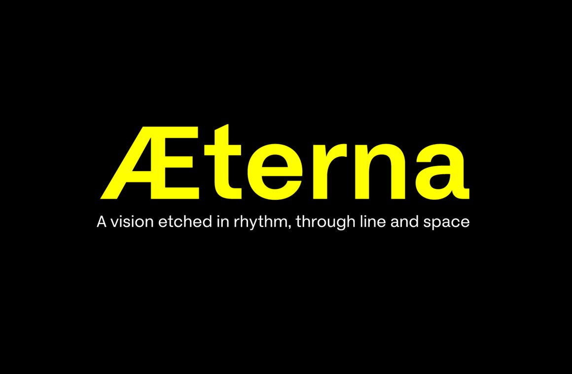 typecache's tweet image. [New Font Release] The Foundry Type released Foundry Æterna. typecache.com/news/6495/ #typecache