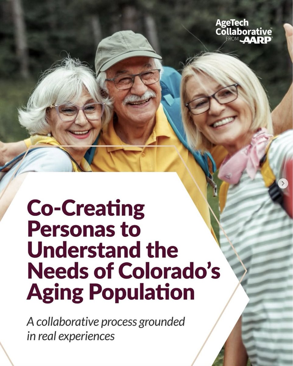 AgeTechCollab's tweet image. When data meets collaboration, real change happens ✨ Colorado worked with our design thinking team to co-create personas with stakeholders vs. just surveying. Result? Better service for older adults statewide. Read more: lnkd.in/g-iHdsYA #DesignThinking #AgeTech