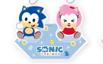 New UFO Catcher prizes are coming to Japan, acrylic stands of character pairs from the SONIC &amp; FRIENDS series!

I believe this is our first Blaze and Silver merch in the SONIC &amp; FRIENDS line! ☺️💜🩶