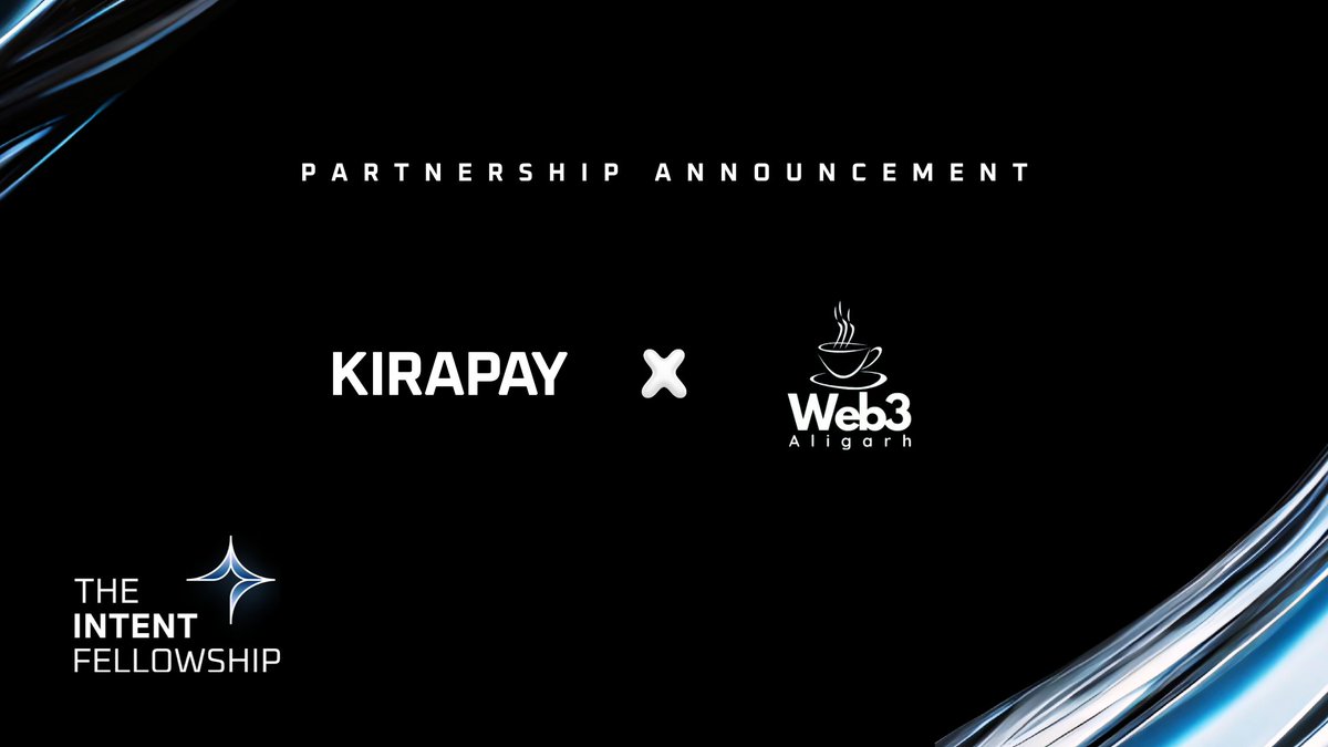KiraPayOfficial's tweet image. ☕ Coffee, code &amp;amp; community.
Excited to team up with @Web3Aligarh for The Intent Fellowship 2025!

This growing hub of founders, investors &amp;amp; builders is making Aligarh a Web3 hotspot. Together, we’re giving them grants, mentorship &amp;amp; global exposure at @ETHGlobal New Delhi.

💸 Up…