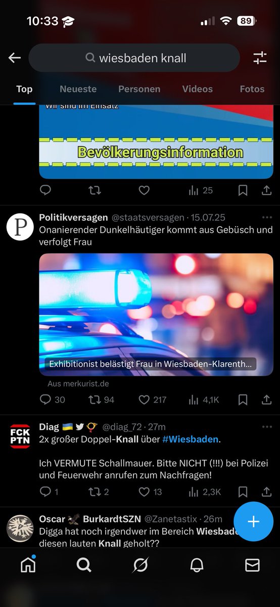 Was hat das mit „Wiesbaden Knall“ zutun???