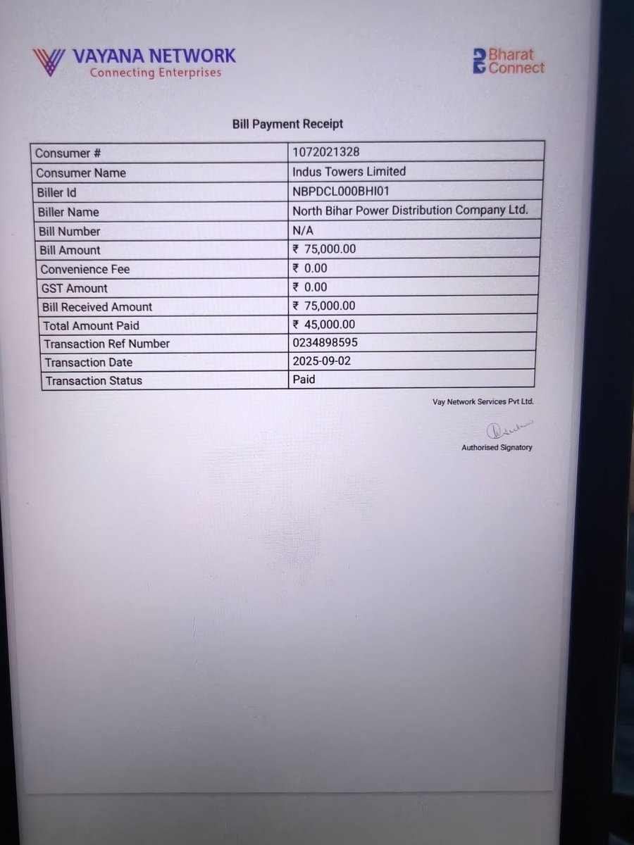 RaajputAbhay's tweet photo. @SEVA_NBPDCL 
Postpaid and prepaid both recharge done but still meter disconnected,kindly connect the meter, this is the connection of telecom tower, due to eb unavailability people have to face network issues
CA no. -1072021328
Division - udakishanganj https://t.co/imj4ctuxpf