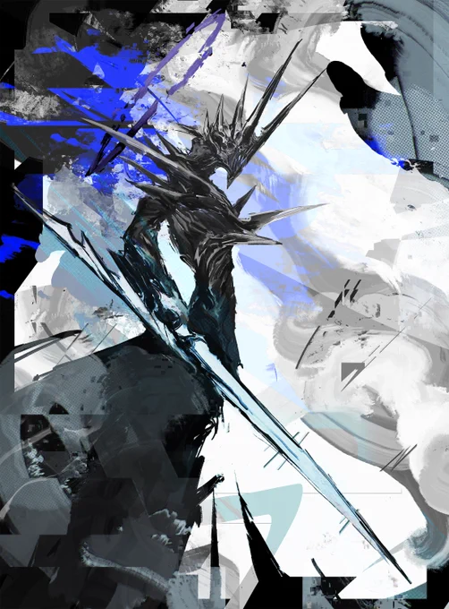 LizNoir GIRI-GIRI borderless world 彼女たちの心象風景をクリーチャー化して描きました。