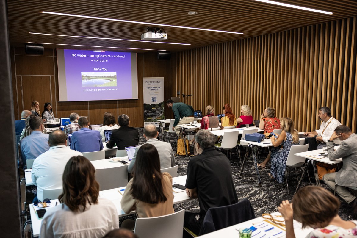MENDELUcz's tweet photo. V Brně se konala závěrečná konference mezinárodního projektu WATERLINE s účastníky z 12 zemí. Diskutovala se digitální budoucnost vodního vzdělávání, inovace ve výuce i dlouhodobé partnerství v rámci Digital Water Higher Education Alliance. https://t.co/GbfOKgWCnl