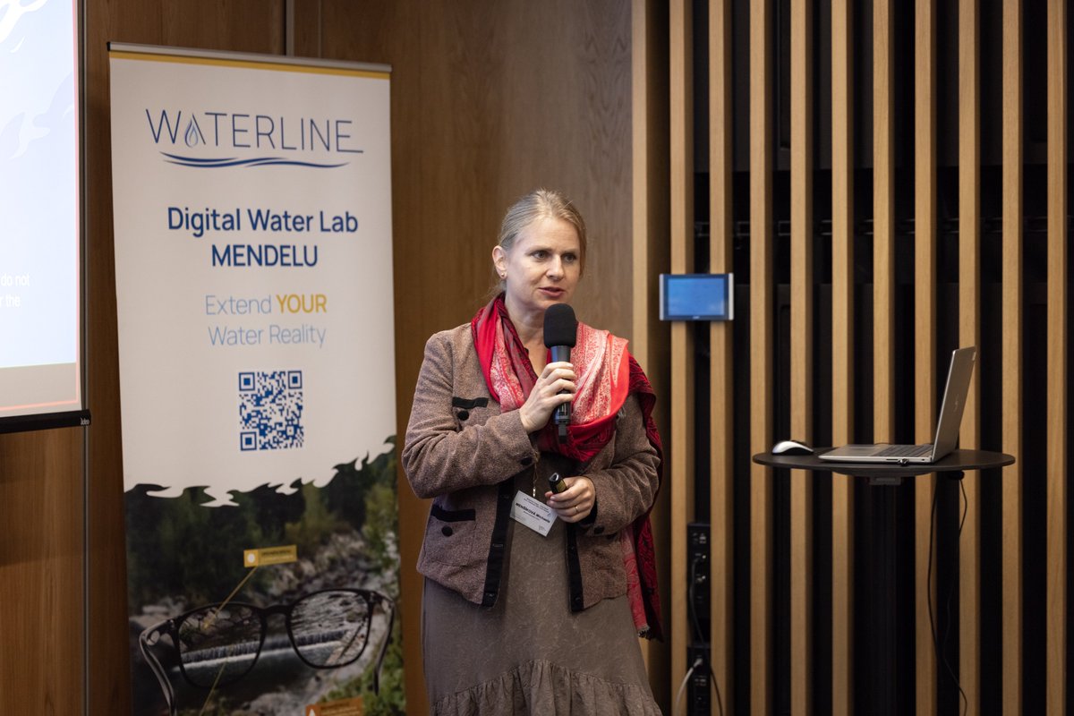 MENDELUcz's tweet photo. V Brně se konala závěrečná konference mezinárodního projektu WATERLINE s účastníky z 12 zemí. Diskutovala se digitální budoucnost vodního vzdělávání, inovace ve výuce i dlouhodobé partnerství v rámci Digital Water Higher Education Alliance. https://t.co/GbfOKgWCnl