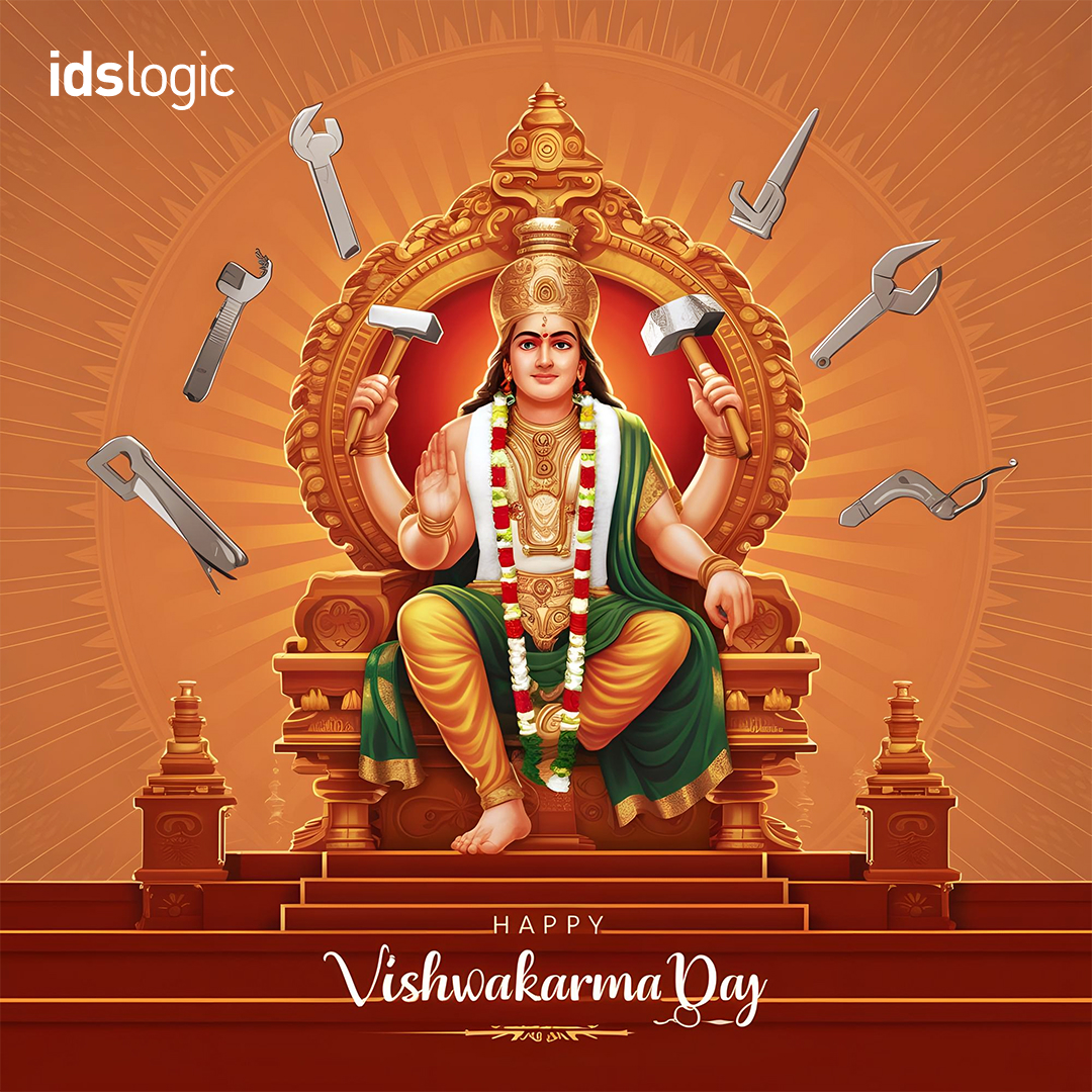 idslogic's tweet image. Happy #VishwakarmaDay 2025! ✨
Honoring Lord Vishwakarma – the divine architect who inspires innovation &amp;amp; creativity. May this day bring success, prosperity &amp;amp; perfection in all your creations.

#VishwakarmaDay #Innovation #Creativity #IDSLogic