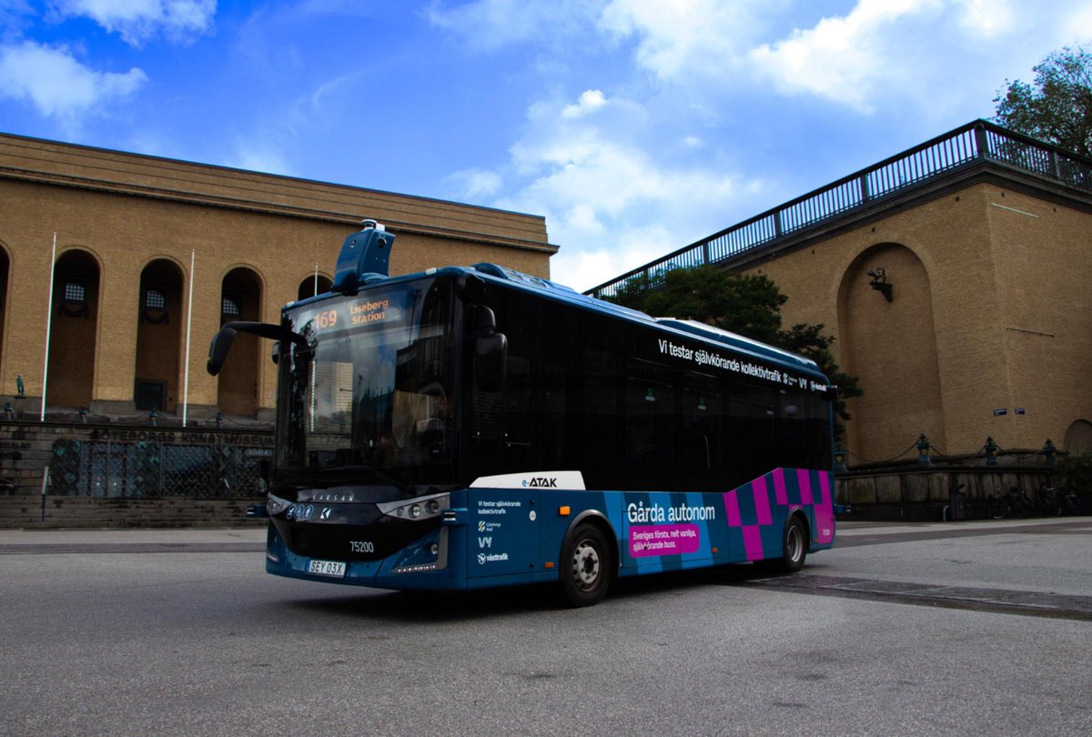 AdastecCorp's tweet photo. Automated Public Transportation Begins in Sweden 🇸🇪

The Karsan Autonomous e-ATAK, automated by ADASTEC’s SAE Level-4 automated driving software platform, is now in operation, carrying passengers through the heart of the city in Gothenburg. 🇸🇪

The launch event was met with great interest. Throughout the program, project partners underlined how automated public transportation is transforming mobility. Following the presentations from project partners, all participants were invited to take part in the demonstration ride.

During the demonstration, the Karsan Autonomous e-ATAK, automated by ADASTEC, drove on open public roads along a 4-km route with seven stops, connecting Gothenburg Central Station and Liseberg Station. This showcase turned advanced mobility into a first-hand automated public transport experience for passengers.

We extend our gratitude to our valued partners, Västtrafik , Vy Buss AB, CITY OF GOTHENBURG , @KarsanTR  and @AppliedAutonomy. This collaboration reflects Sweden’s strong commitment to advancing real-world automated mobility within public transportation.

Follow our journey as ADASTEC continue transforming public transportation in Gothenburg and beyond.

#AutonomousVehicles #PublicTransportation #AutomatedDriving #FutureOfMobility #AutomatedBus