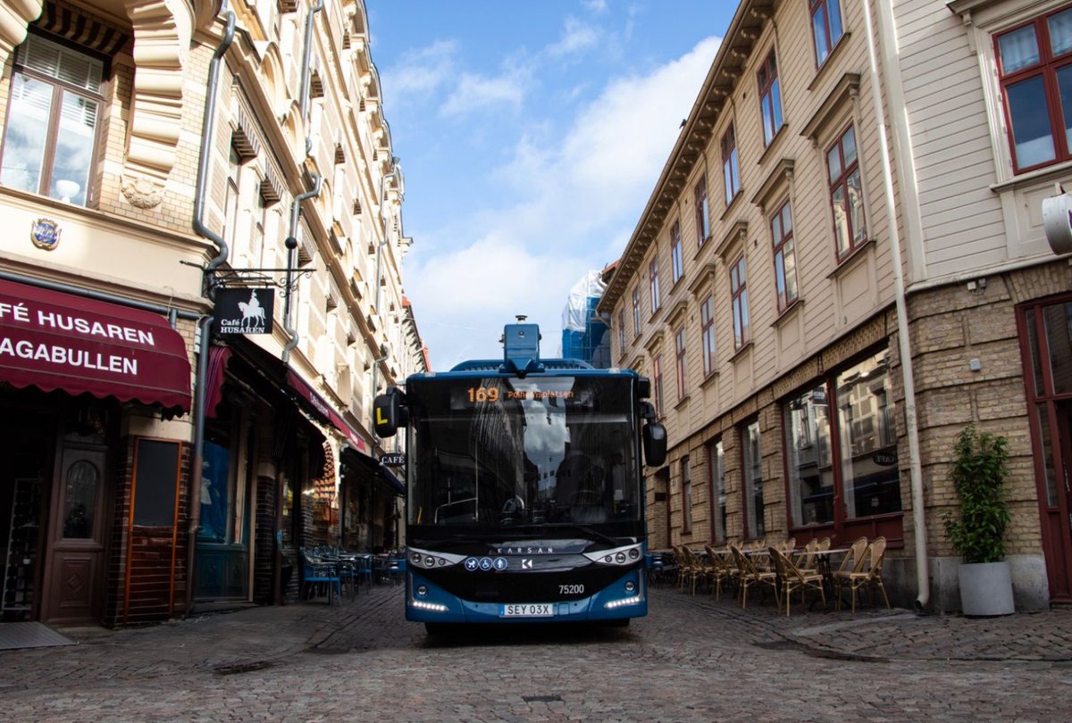 AdastecCorp's tweet photo. Automated Public Transportation Begins in Sweden 🇸🇪

The Karsan Autonomous e-ATAK, automated by ADASTEC’s SAE Level-4 automated driving software platform, is now in operation, carrying passengers through the heart of the city in Gothenburg. 🇸🇪

The launch event was met with great interest. Throughout the program, project partners underlined how automated public transportation is transforming mobility. Following the presentations from project partners, all participants were invited to take part in the demonstration ride.

During the demonstration, the Karsan Autonomous e-ATAK, automated by ADASTEC, drove on open public roads along a 4-km route with seven stops, connecting Gothenburg Central Station and Liseberg Station. This showcase turned advanced mobility into a first-hand automated public transport experience for passengers.

We extend our gratitude to our valued partners, Västtrafik , Vy Buss AB, CITY OF GOTHENBURG , @KarsanTR  and @AppliedAutonomy. This collaboration reflects Sweden’s strong commitment to advancing real-world automated mobility within public transportation.

Follow our journey as ADASTEC continue transforming public transportation in Gothenburg and beyond.

#AutonomousVehicles #PublicTransportation #AutomatedDriving #FutureOfMobility #AutomatedBus