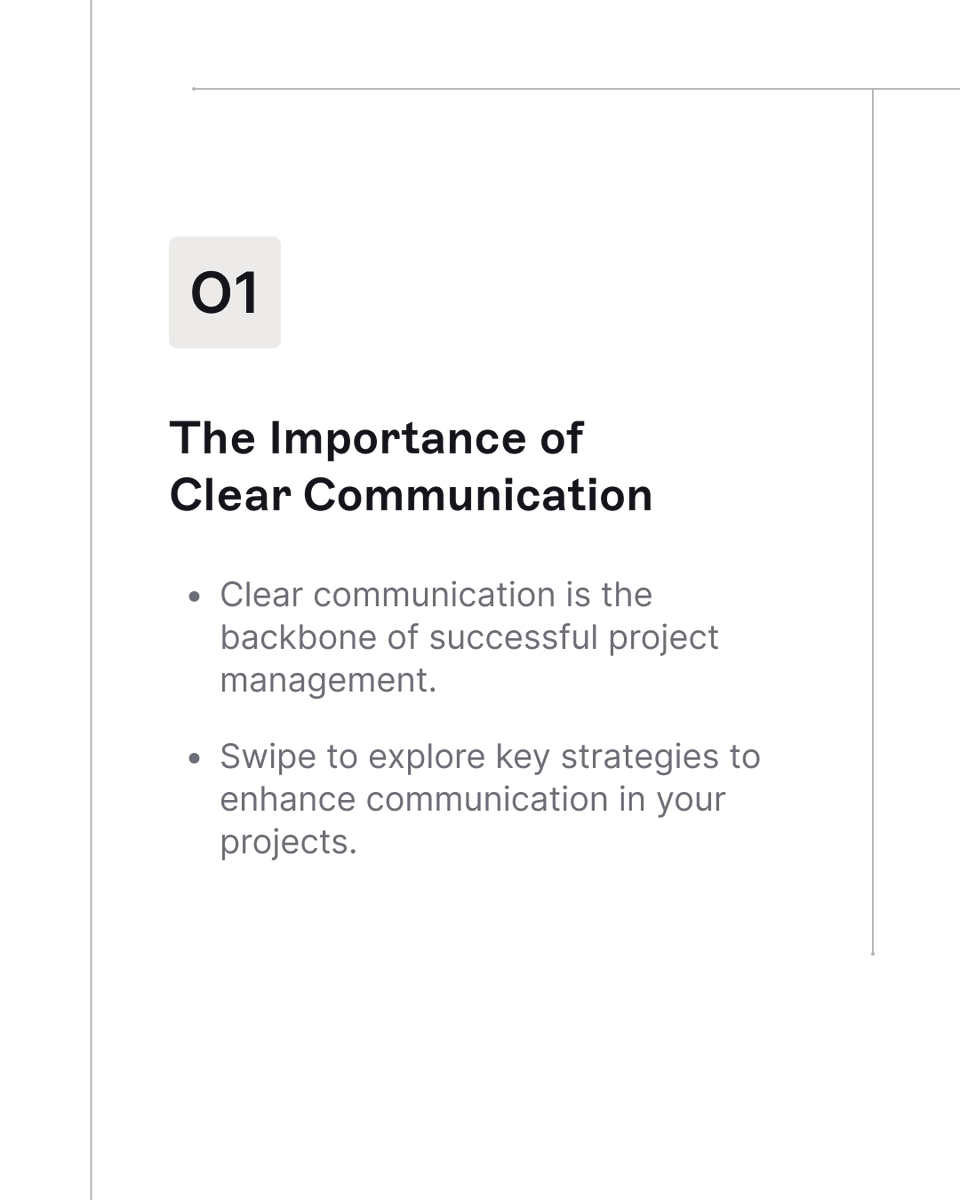 teamcampapp's tweet photo. Effective communication is the backbone of successful project management.

From setting clear goals to choosing the right channels - every step matters.

Swipe through to discover strategies that help teams collaborate better, and drive projects toward success. https://t.co/qC6YblALET