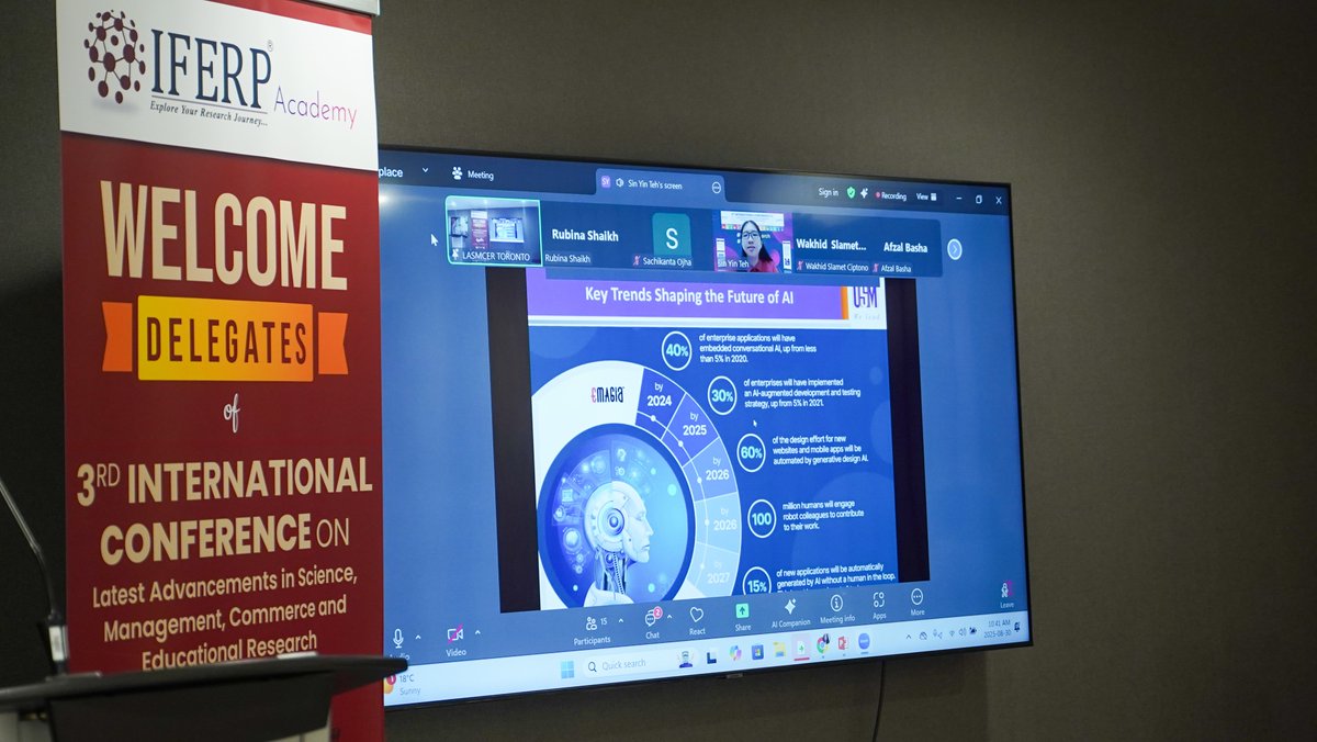 ica_conference's tweet image. ✅ Successfully Concluded! 🎉

🔗 lasmcer.com/international-…

#LASMCER2025 #IFERPAcademy #ConferenceSuccess #GlobalResearch #Innovation #TorontoConference #ica #Internationalconferencealerts #upcomingevents