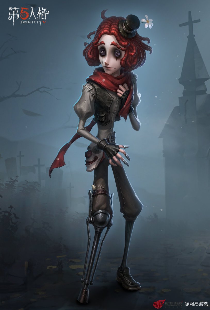 Identity V – Joker– Weeping Clown Character illustration created