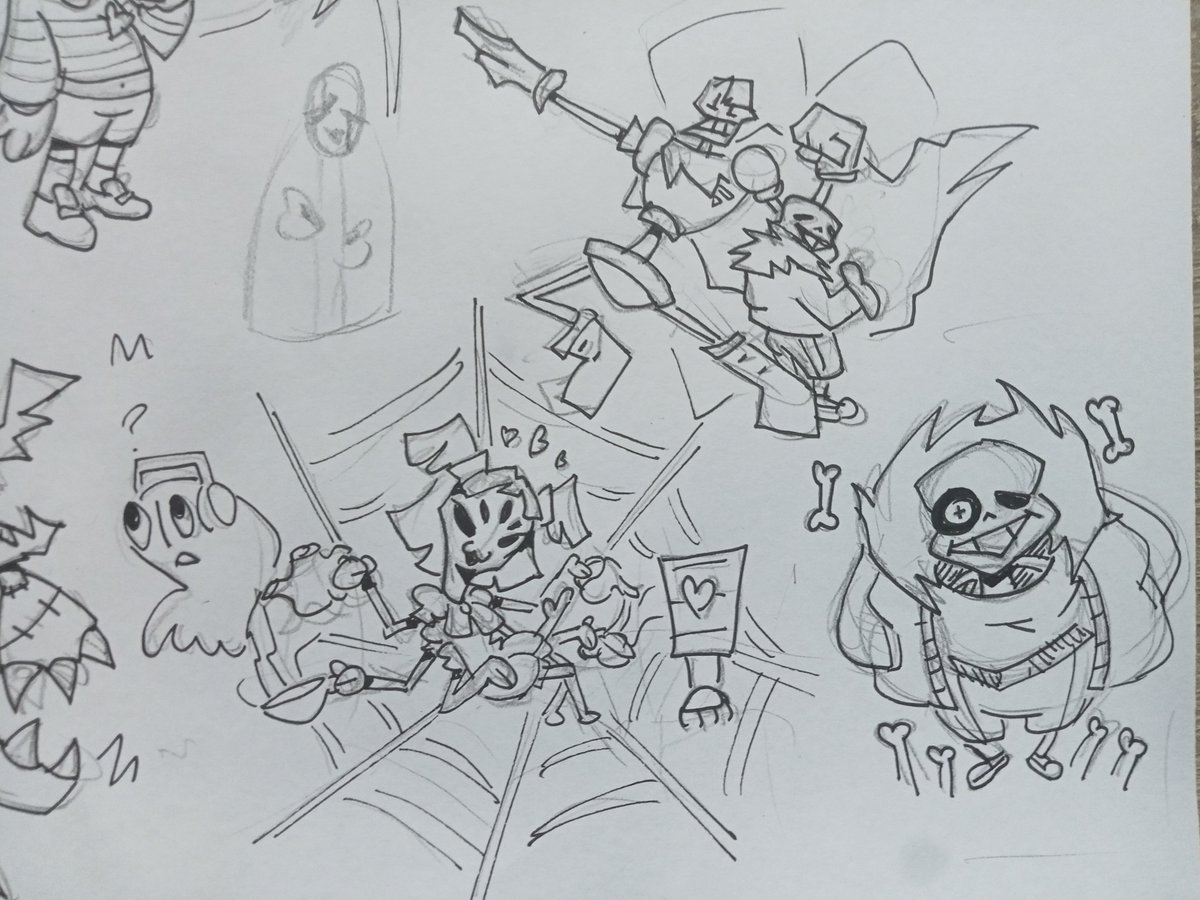 DeJorgiK's tweet photo. Undertale doodles for the 10th anniversary #underta https://t.co/Py2ln4fSvQ