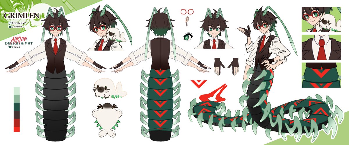 Grimlen🐛🥃 Centipede Bartender tweet media