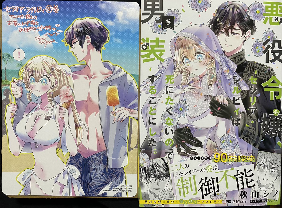 前巻に引き続き主人公と義弟のビジュアルボードが付くと聞いて買ったけど表紙もこれだしもうくっついてない…??(王子も好きだけど義弟派) 