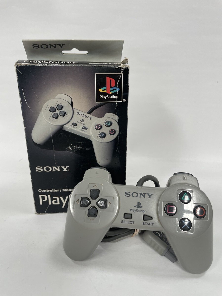 PlayStalgia 💿 Cory (@playstalgiacory) on Twitter photo The original PlayStation controller The original PlayStation controller