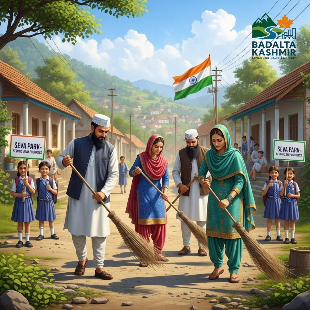 Aiza1425741's tweet image. Seva Parv is fostering a spirit of unity, service, and progress in Jammu &amp;amp; Kashmir. Let’s work together for a brighter, cleaner future!
 #BadaltaKashmir #ViksitKashmir #ServiceAndUnity #SevaParv