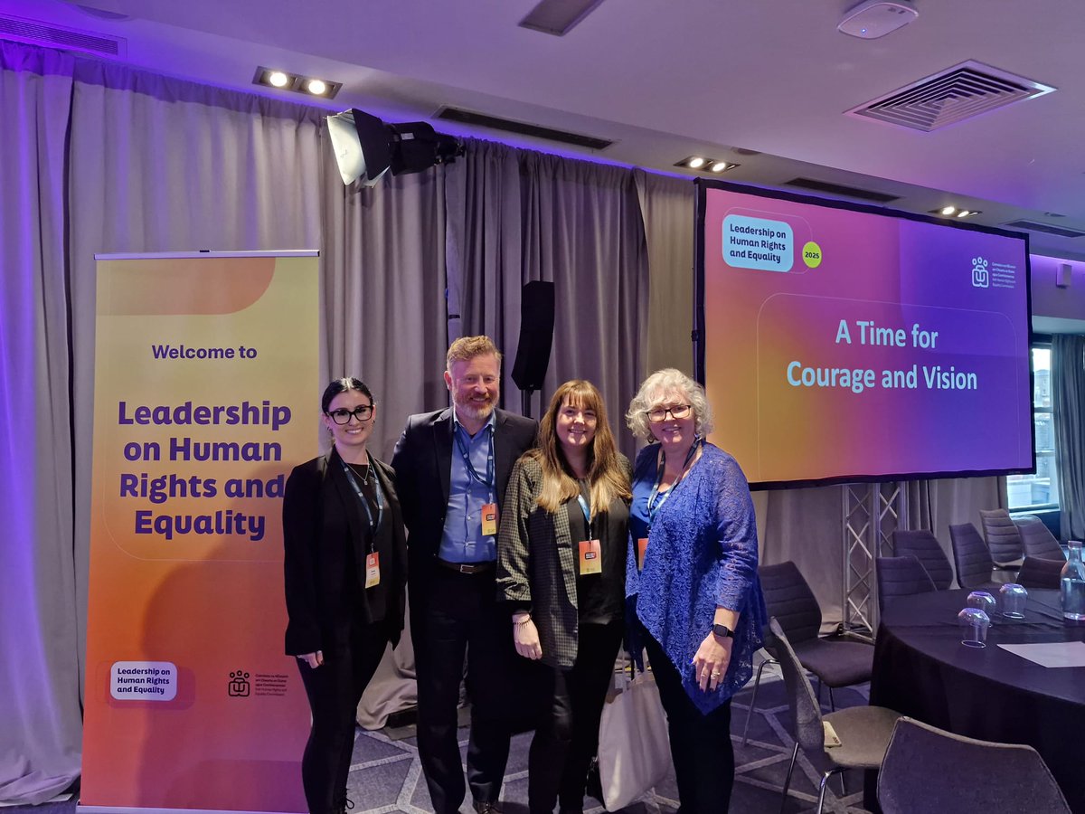 IrishDeafSoc's tweet image. The Irish Deaf Society attended @_IHREC&apos;s Leadership on Human Rights and Equality conference

IHREC Chief Commissioner Liam Herrick: “There is a huge demand on ISL interpreters today which is a human rights issue”

#ihrec #irishsignlanguage #ISL #HumanRights #DeafRights #equality