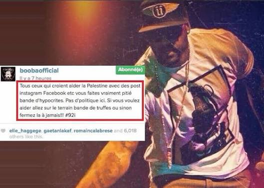 Pendant que Elie s’énerve (???) parce qu’il en a marre de voir les gens dénoncer les atrocités commises par Israël en Palestine