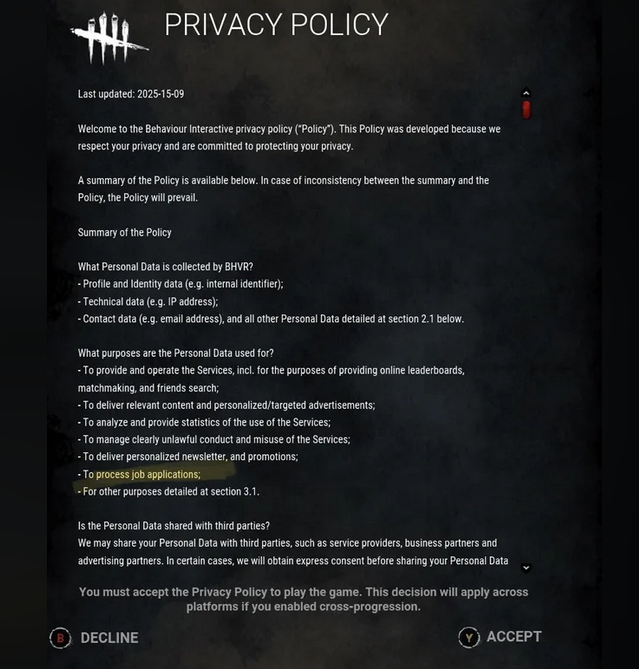 AftonRob0tics's tweet photo. I find this so funny for some reason, like tf you mean my employer can decline me for being a Springtrap main in DBD https://t.co/BiPeWjgolQ