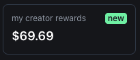 going straight back to the token