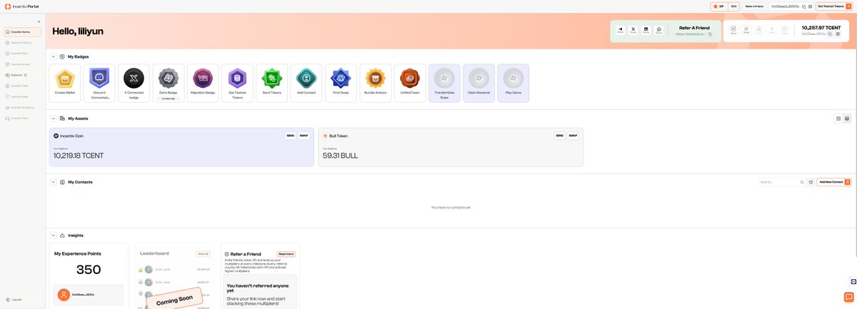 Cook alert: My Incentiv Testnet V2 Migration is locked in.
XP + TCENT stacking = future payday.
Miss this &amp; you’ll be exit liquidity.

Existing users: migrate now: testnet.incentiv.net
New users: create wallet: testnet.incentiv.io

More ALPHA in: discord.gg/incentiv