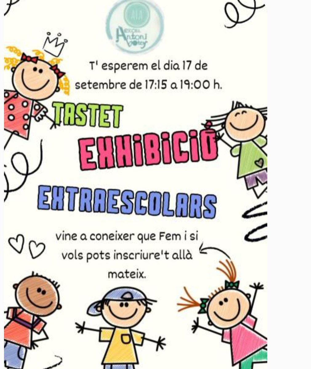 Estem en marxa! Vine a conèixer què Fem a l'escola!