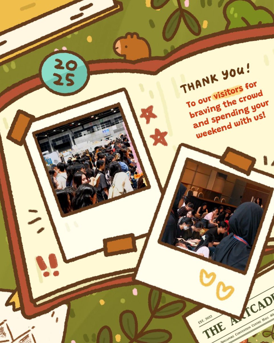 A huge thank you to everyone who came down this weekend to The Artcade Diaries: A Story To Tell! 🍂🍁 

We hope the larger venue and brand new activities have provided a pleasant experience for all of you!