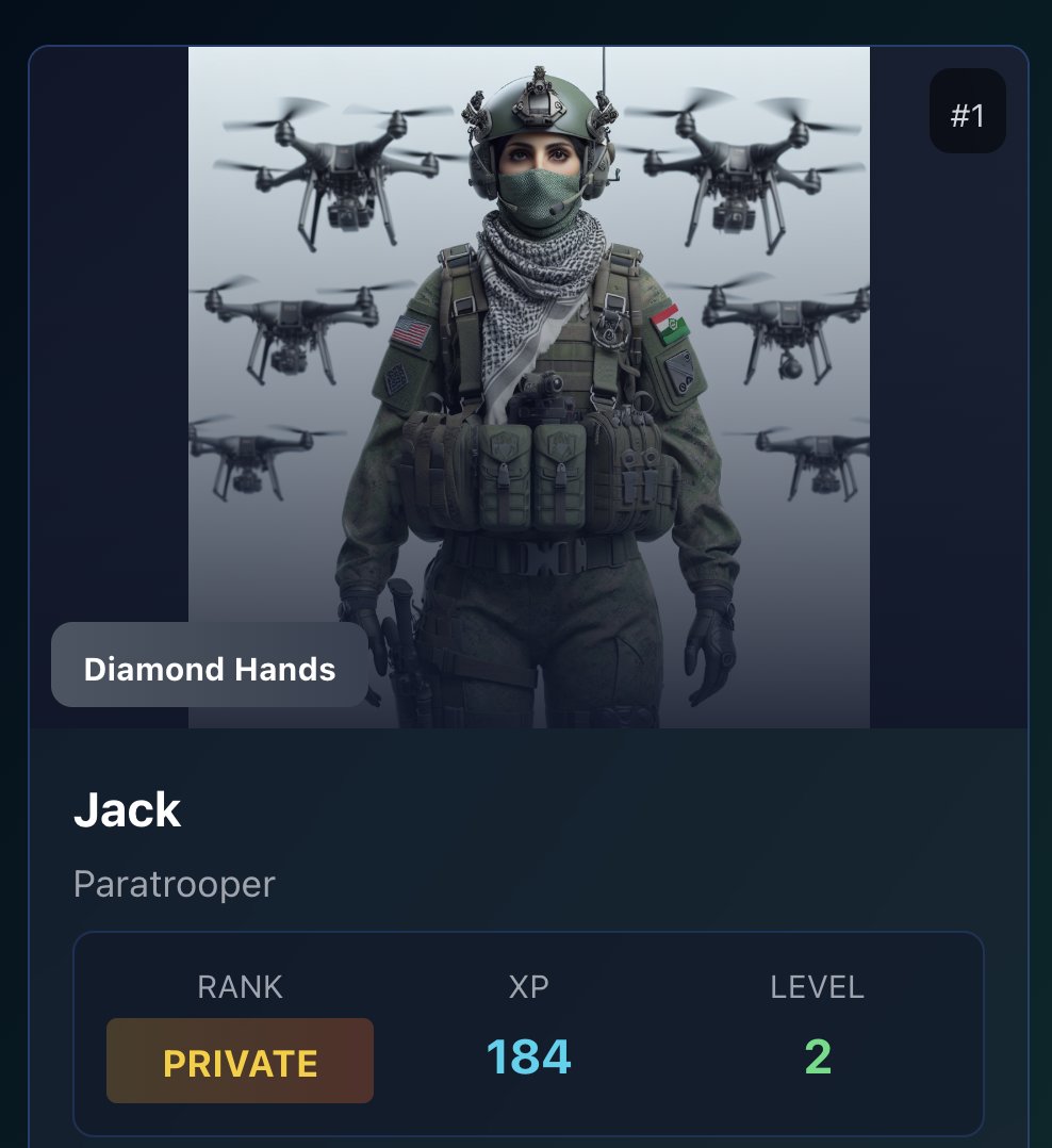 ben__crypto23's tweet image. What number is your Soldier?

$CA #croarmy