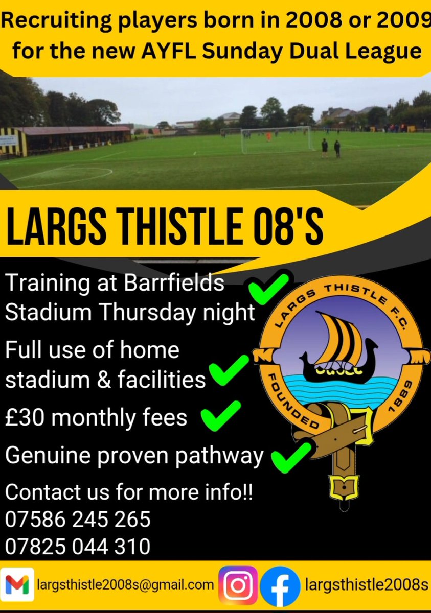 Largs Thistle 2008s tweet media