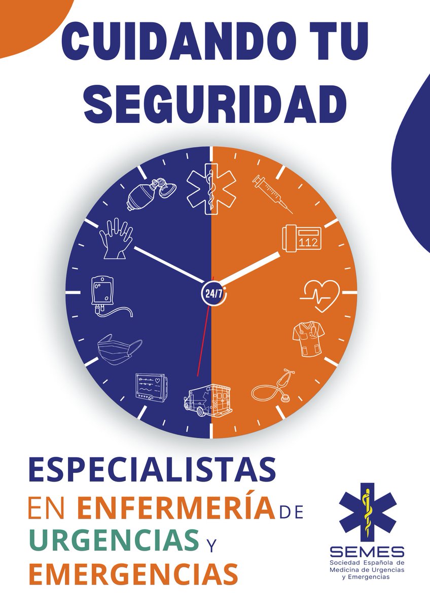 En el #DiaMundialSeguridadPaciente  lanzamos la campaña 'Cuidando tu seguridad, especialistas en Enfermería de Urgencias y Emergencias’: una iniciativa que busca dar visibilidad a la importancia de la #EEUE para garantizar:
✅Una atención segura 
✅ - errores 
✅ + vidas salvadas