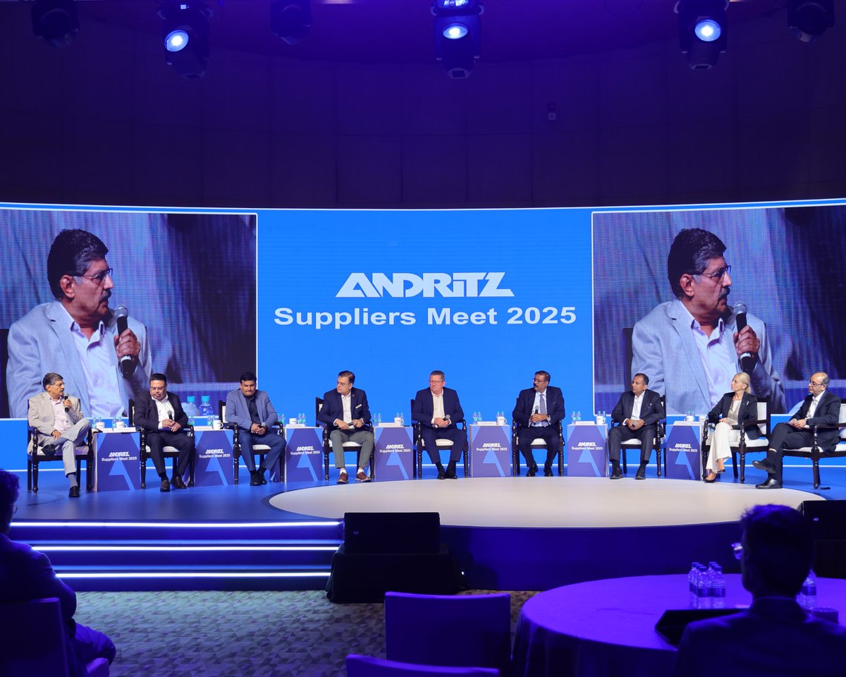 Isgec_engg's tweet photo. Shalabh Singh, our Chief of Business Development, joined ANDRITZ Suppliers Day 2025 to discuss how innovation, ESG, and digital solutions are shaping Indiaโs energy sector future.
Towards a greener future, together!
#Isgec #ShalabhSingh
#IsgecHeavyEngineering https://t.co/HqWZJ7Fl16