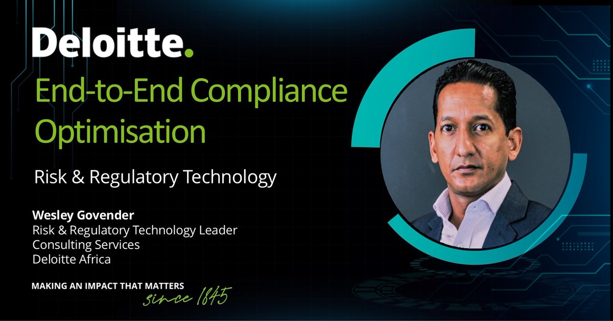 Deloitte combines regulatory expertise with advanced technology to deliver an end-to-end view that standardises and optimises compliance programs.📊 Discover how Deloitte simplifies compliance at scale. Read more now: delo.tt/6015ARvIX
