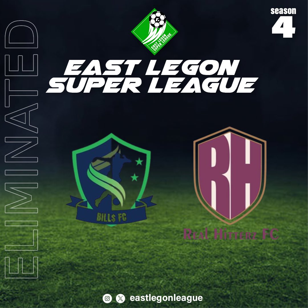EastLegonleague's tweet photo. 🟢⚪️ 🚨OFFICIAL:  BILLS FC and Real Hitterz have decided to withdraw from the remainder of the East Legon Super League Season 4. #eastlegonsuperleague https://t.co/4CbLqUMPBJ