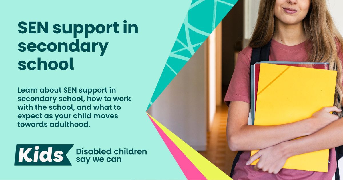 Secondary school is a big step for any young person - and if your child has SEND, you may have extra questions about how support will work. 

Our SEN Support in Secondary Schools guide is here to help.

Read here: buff.ly/a7qHfVY